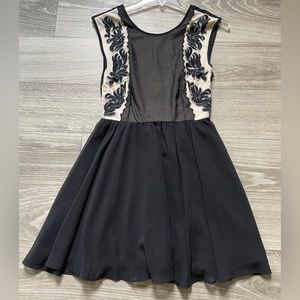 Anthropologie black dress